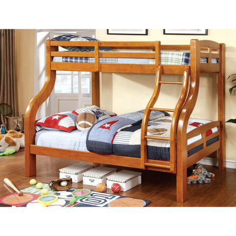  Furniture of America Solpine CM-BK618 Twin/Full Bunk Bed IMAGE 2