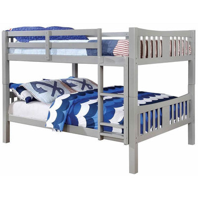  Furniture of America Cameron CM-BK929F-GY Full/Full Bunk Bed, Gray IMAGE 1