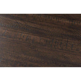  Elements International Round Stone Dining Table with Pedestal Base DST180DT IMAGE 3