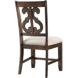  Elements International Stone Dining Chair DST150SC IMAGE 2