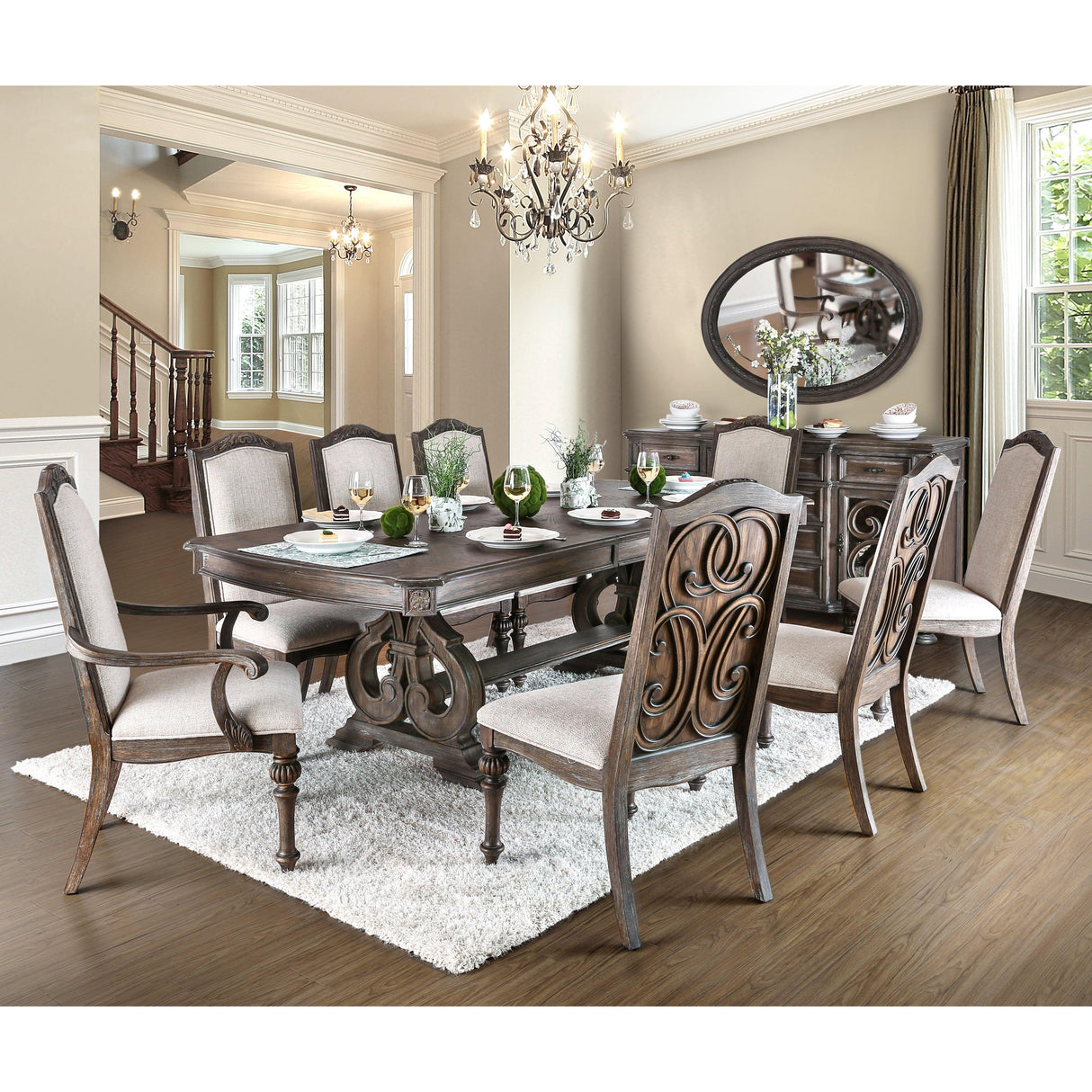  Furniture of America Arcadia Server CM3150SV IMAGE 4