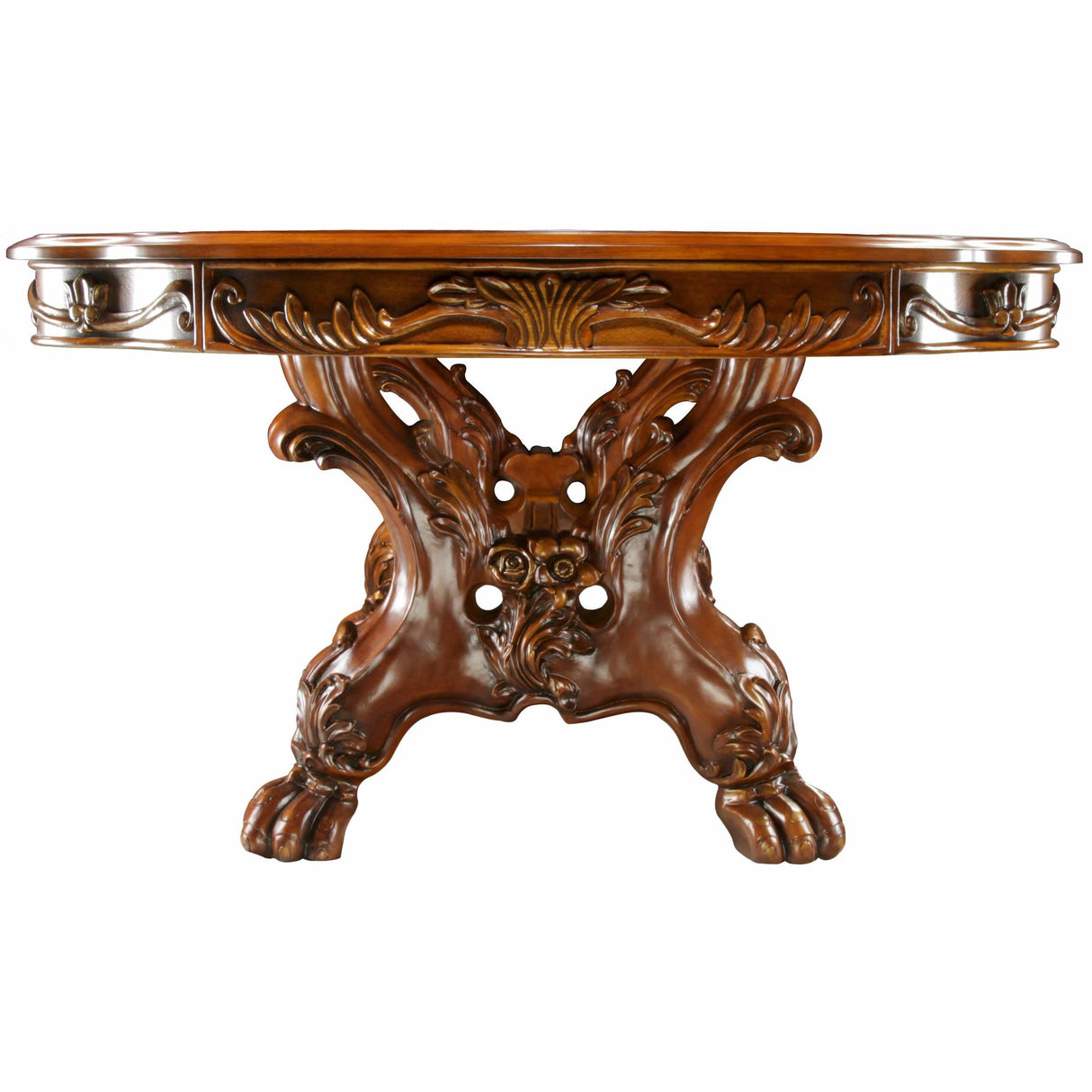  Furniture of America Medieve Dining Table with Trestle Base CM3557T-TABLE IMAGE 6