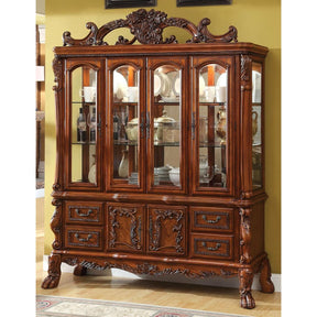  Furniture of America Medieve 2 pc China Cabinet CM3557HB-SET IMAGE 1