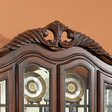  Furniture of America Wyndmere 2 pc China Cabinet CM3186CH-HB IMAGE 2