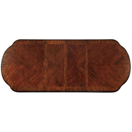  Furniture of America Oval Wyndmere Dining Table with Pedestal Base CM3186CH-T-TABLE IMAGE 1
