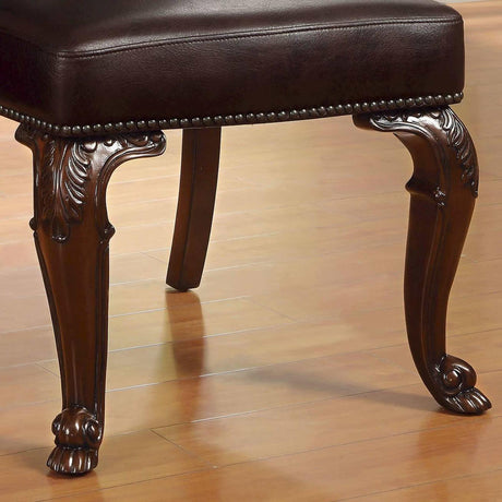  Furniture of America Bellagio CM3319L-SC-2PK Leatherette Side Chair IMAGE 5