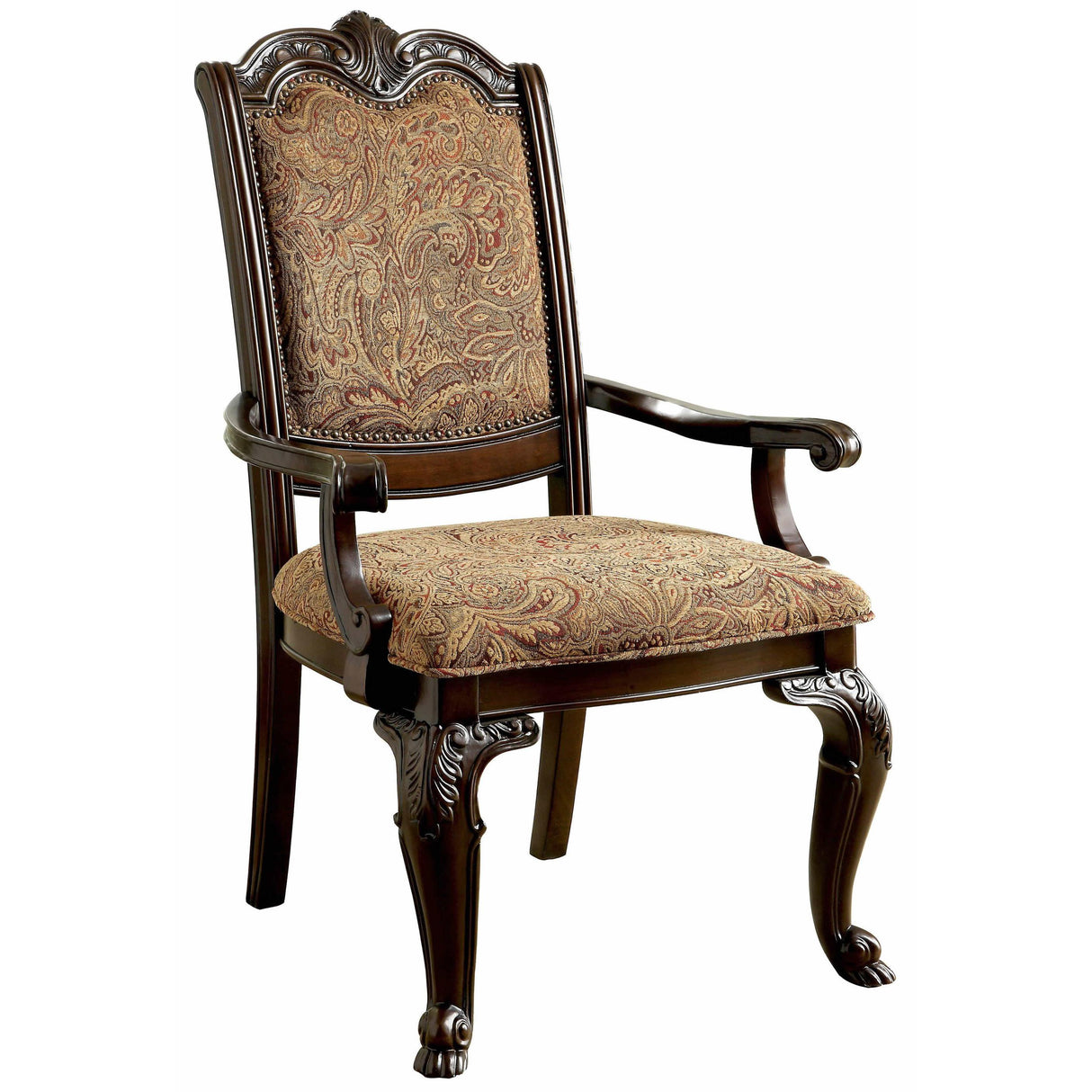  Furniture of America Bellagio CM3319F-AC-2PK Arm Chair IMAGE 1
