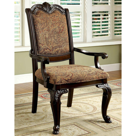  Furniture of America Bellagio CM3319F-AC-2PK Arm Chair IMAGE 2