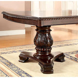  Furniture of America Bellagio Dining Table with Pedestal Base CM3319T-TABLE IMAGE 3
