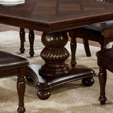  Furniture of America Alpena Dining Table with Pedestal Base CM3350T-TABLE IMAGE 5