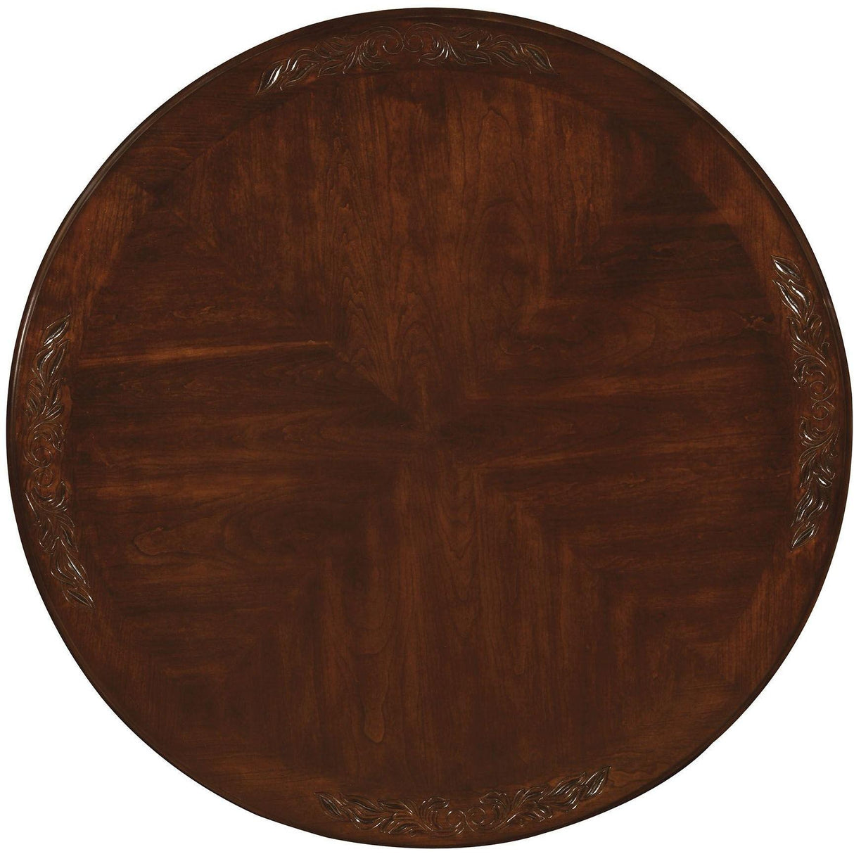  Furniture of America Round Elana Dining Table with Pedestal Base CM3212RT-TABLE IMAGE 3