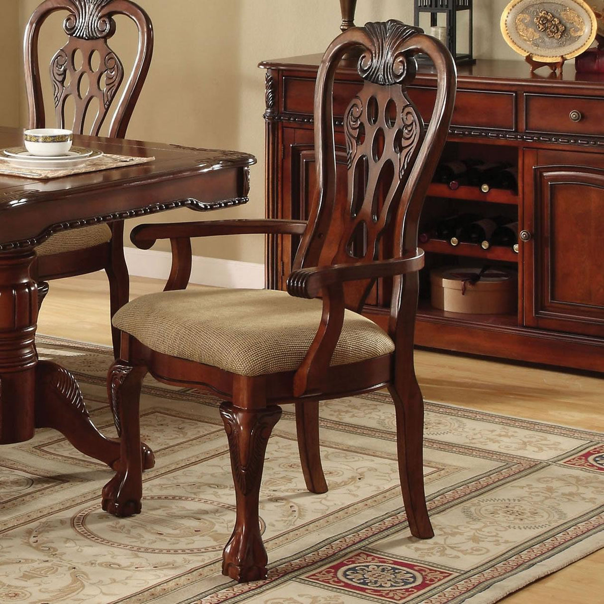  Furniture of America George Town CM3222AC-2PK Arm Chair IMAGE 3