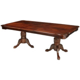  Furniture of America Georgetown Dining Table with Pedestal Base CM3222T-TABLE IMAGE 2