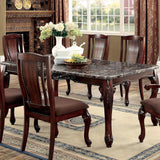  Furniture of America Johannesburg I Dining Table with Faux Marble Top CM3873T IMAGE 1