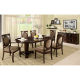  Furniture of America Evelyn Dining Table with Pedestal Base CM3418T-TABLE IMAGE 4