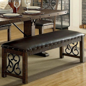  Furniture of America Paulina Bench CM3465BN IMAGE 1