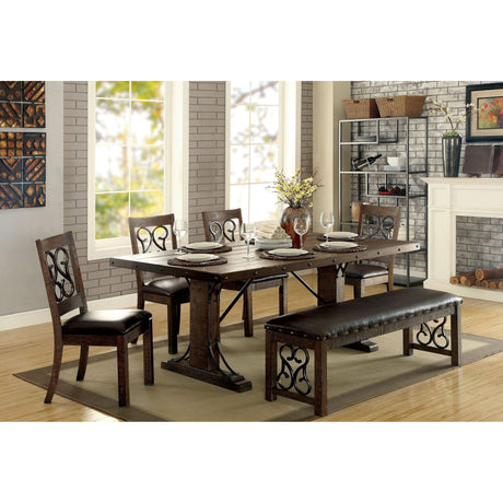  Furniture of America Paulina Bench CM3465BN IMAGE 2