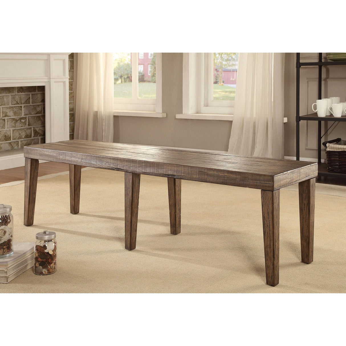  Furniture of America Colette Bench CM3562BN-S IMAGE 2