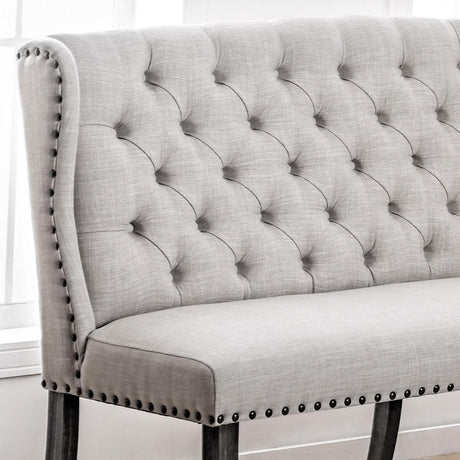  Furniture of America Sania Bench CM3324BK-BNL IMAGE 3