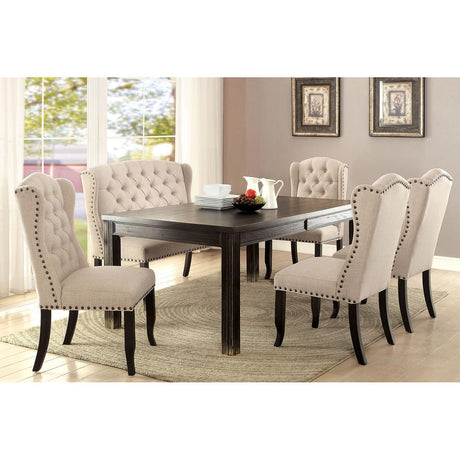  Furniture of America Sania Bench CM3324BK-BN IMAGE 5