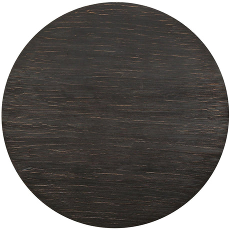  Furniture of America Round Nerissa Dining Table with Pedestal Base CM3840RT-TABLE IMAGE 3