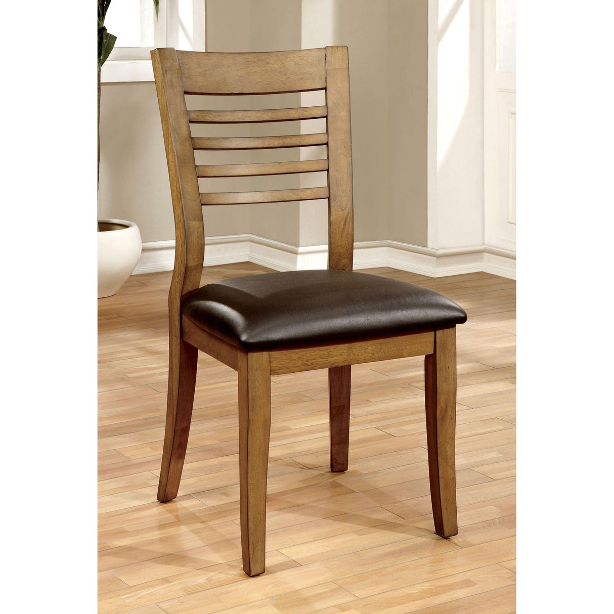  Furniture of America Dwight II Dining Chair CM3988NT-SC-2PK IMAGE 3