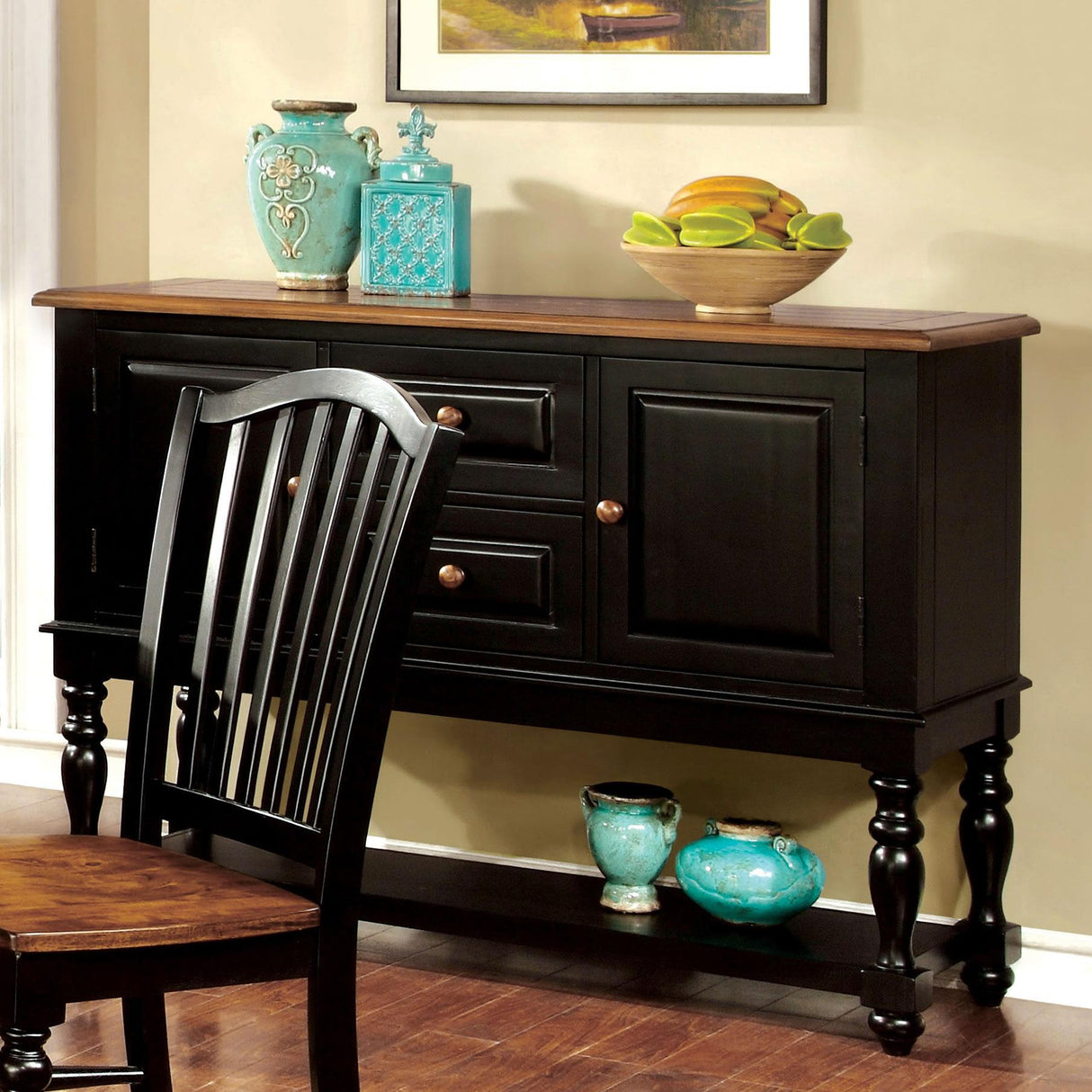  Furniture of America Mayville Server CM3431SV IMAGE 2