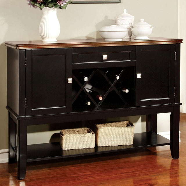  Furniture of America Dover Server CM3326BC-SV IMAGE 1