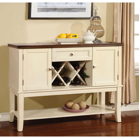  Furniture of America Dover Server CM3326WC-SV IMAGE 2
