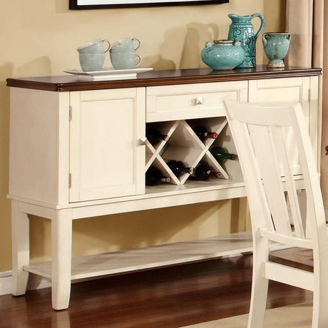  Furniture of America Dover Server CM3326WC-SV IMAGE 3