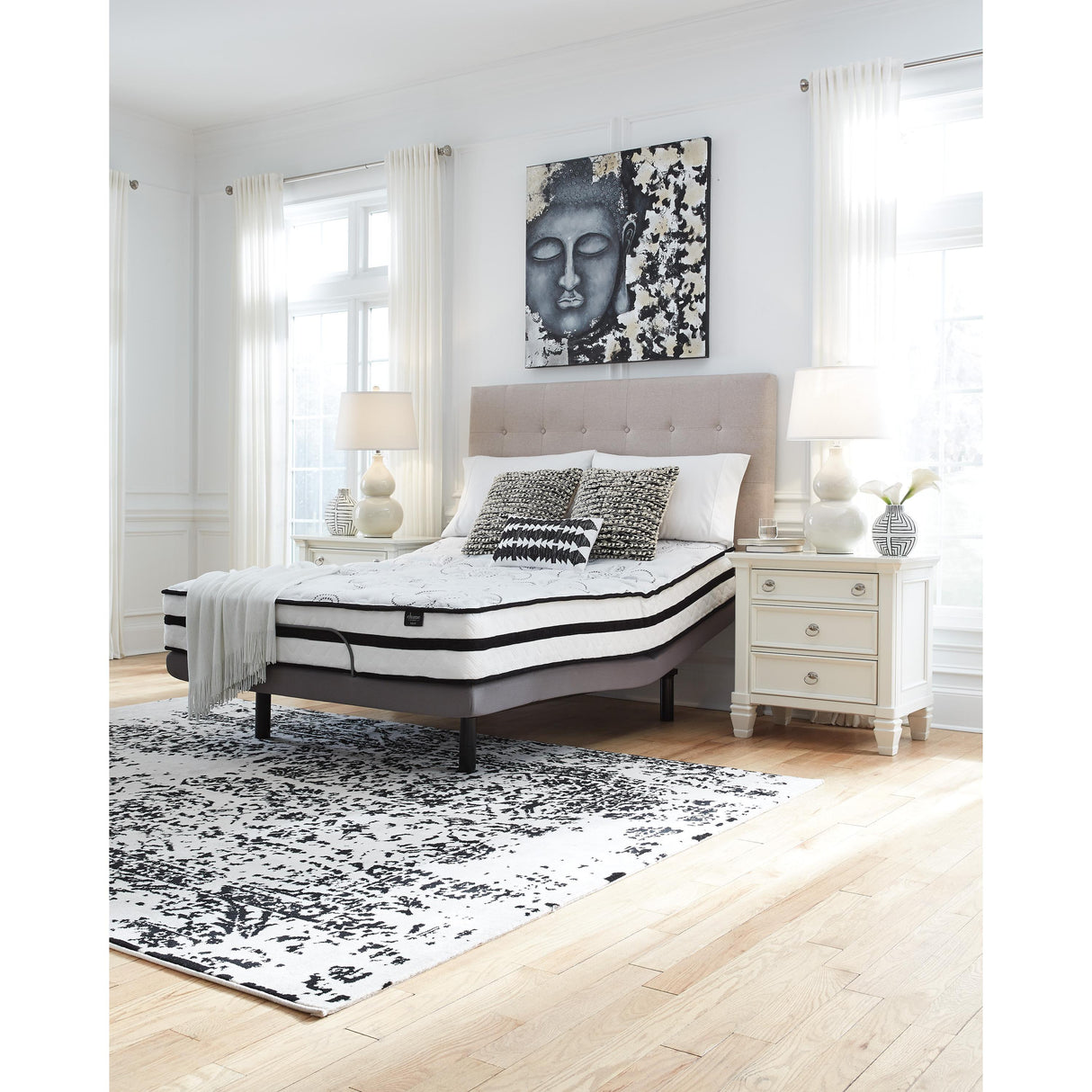  Sierra Sleep Chime 10 Inch Hybrid M69621 Full Mattress IMAGE 12