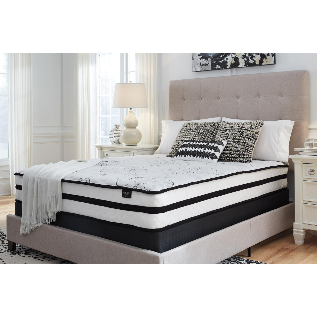  Sierra Sleep Chime 10 Inch Hybrid M69621 Full Mattress IMAGE 6