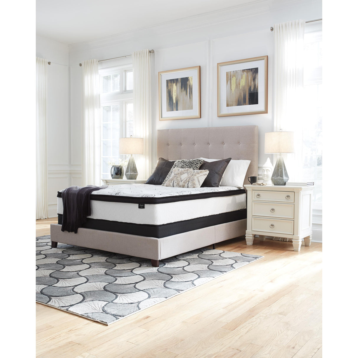  Sierra Sleep Chime 12 Inch Hybrid M69741 King Mattress IMAGE 7