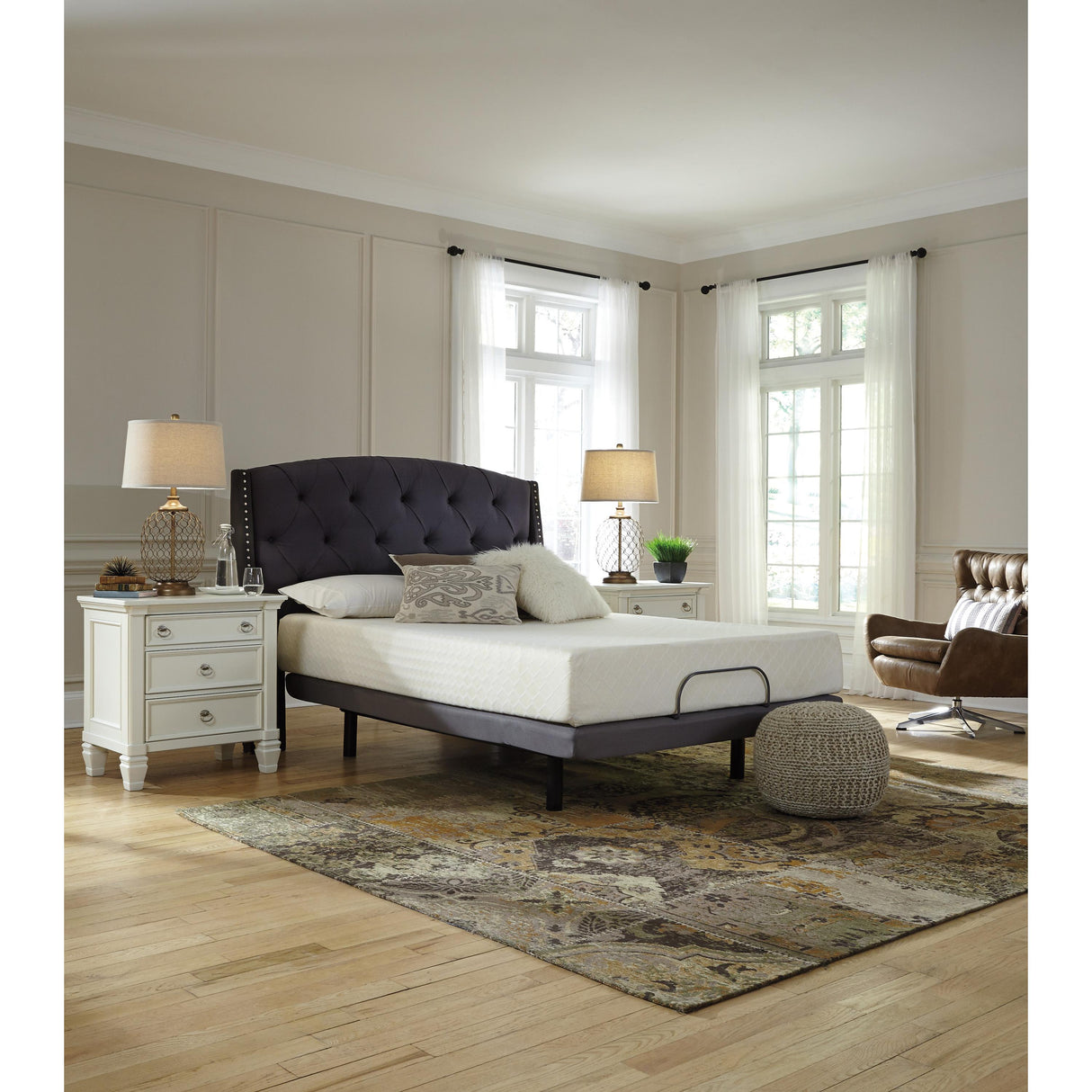  Sierra Sleep 10 Inch Chime Memory Foam M69951 California King Mattress IMAGE 11