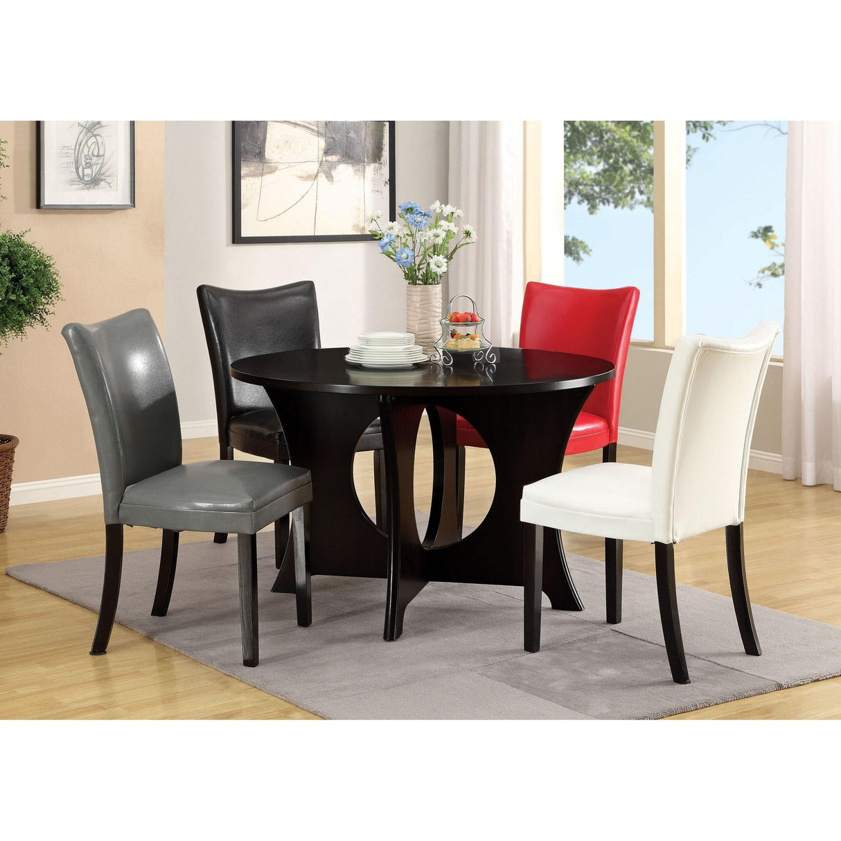  Furniture of America Belliz Dining Chair CM3176BK-SC-2PK IMAGE 4