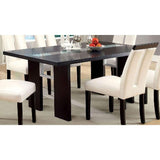  Furniture of America Luminar Dining Table with Glass Top CM3559T IMAGE 2