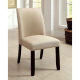  Furniture of America Round Cimma Dining Table with Pedestal Base CM3556T-TABLE IMAGE 6