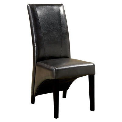  Furniture of America Madison Dining Chair CM3666BK-2PK IMAGE 1