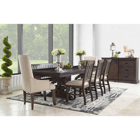  Elements International Stone Arm Chair DST100PC IMAGE 2