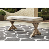  Signature Design by Ashley Beachcroft P791-600 Bench with Cushion IMAGE 4
