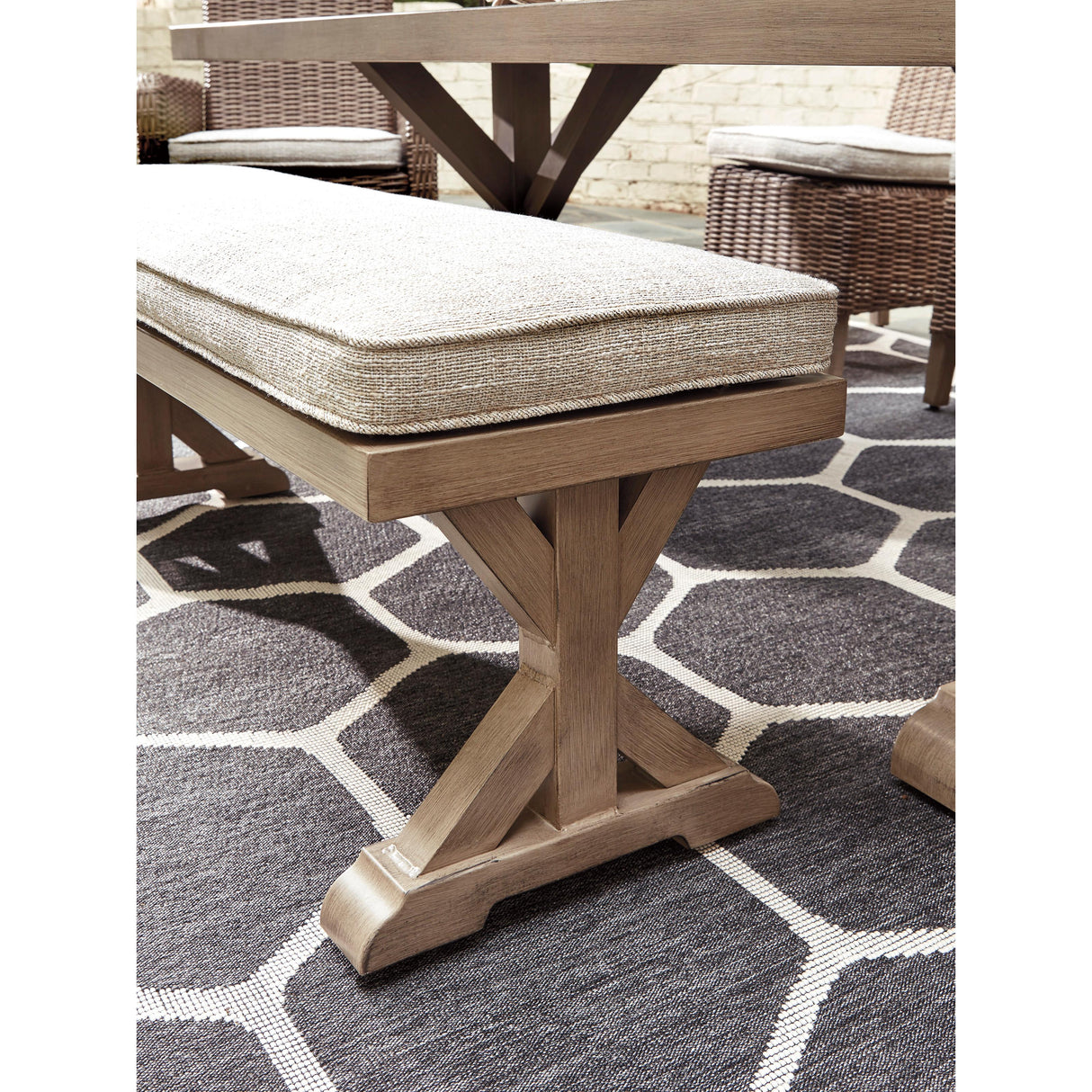  Signature Design by Ashley Beachcroft P791-600 Bench with Cushion IMAGE 5