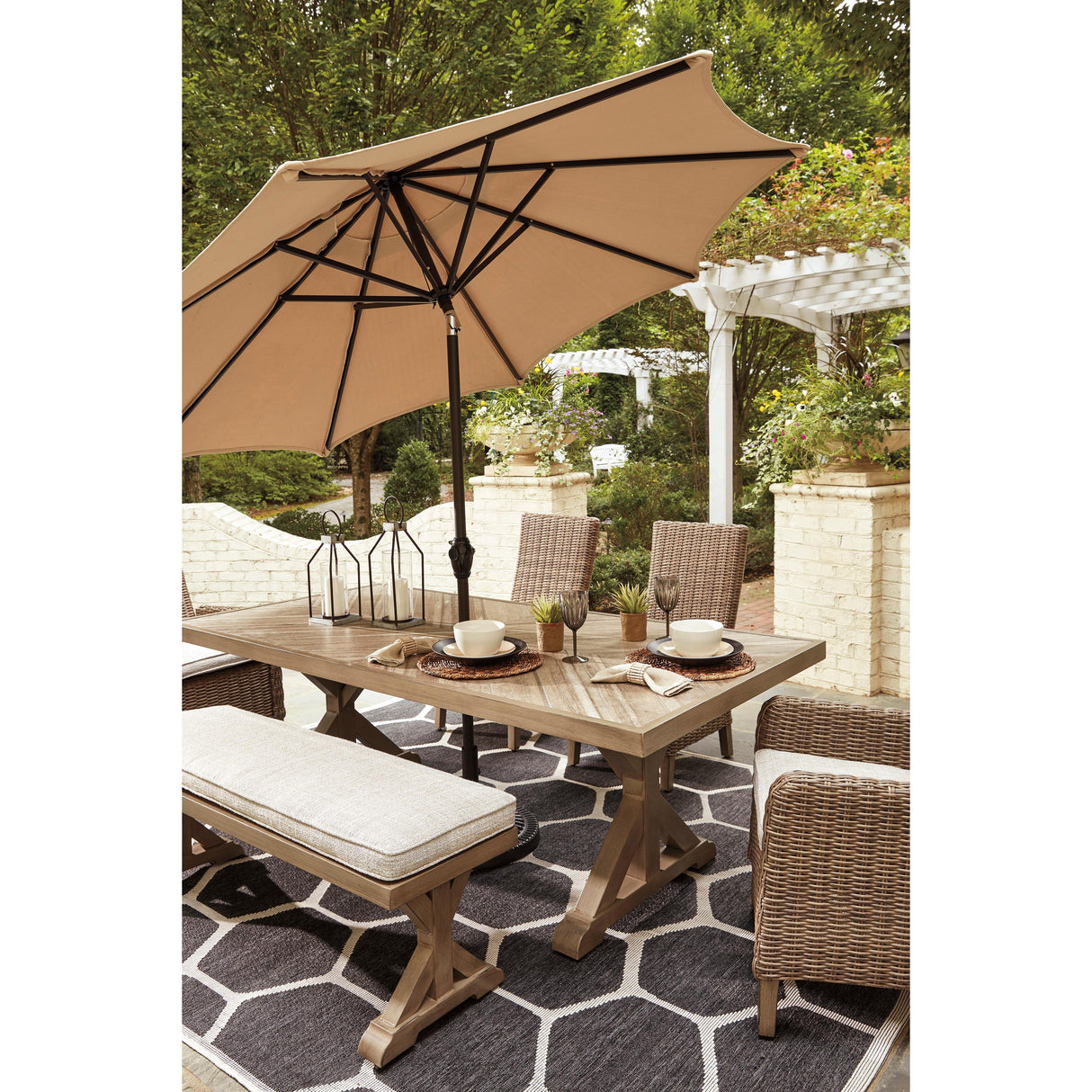  Signature Design by Ashley Beachcroft P791-600 Bench with Cushion IMAGE 8