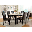  Furniture of America Gladstone Dining Table with Marble Top CM3823T IMAGE 1