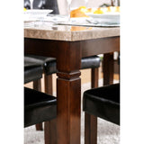  Furniture of America Marstone Dining Table with Marble Top CM3368T IMAGE 3