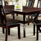  Furniture of America Brent Dining Table CM3984W-T IMAGE 3