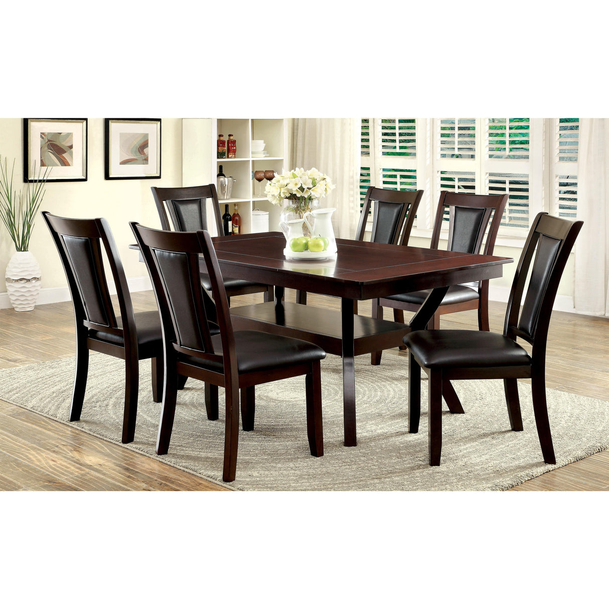  Furniture of America Brent CM3984DK-SC-2PK Side Chair IMAGE 6
