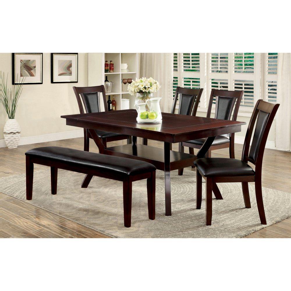  Furniture of America Brent Bench CM3984DK-BN IMAGE 3