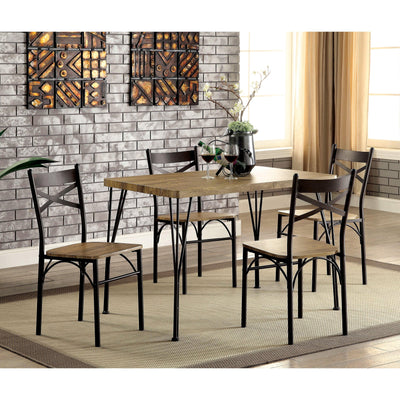  Furniture of America Banbury 3 pc Dinette CM3279T-43-5PK IMAGE 1