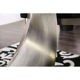  Furniture of America Orla Dining Table with Glass Top and Pedestal Base CM3726T-TABLE IMAGE 3
