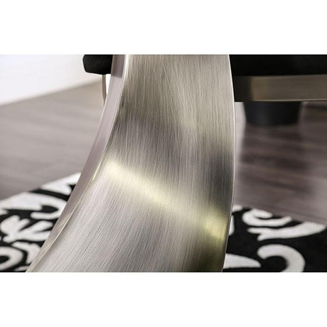  Furniture of America Orla Dining Table with Glass Top and Pedestal Base CM3726T-TABLE IMAGE 3